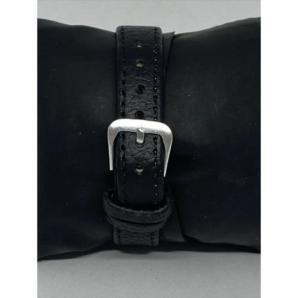 Fossil BQ3492 Women's Black Leather Gold Analog Dial Quartz Wrist Watch CM635